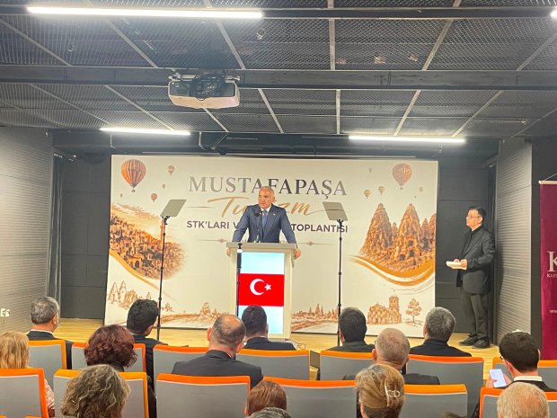 KÜLTÜR VE TURİZM BAKANIMIZ SAYIN MEHMET NURİ ERSOY MUSTAFAPAŞA’DA ZİYARET VE TEMASLARDA BULUNDU