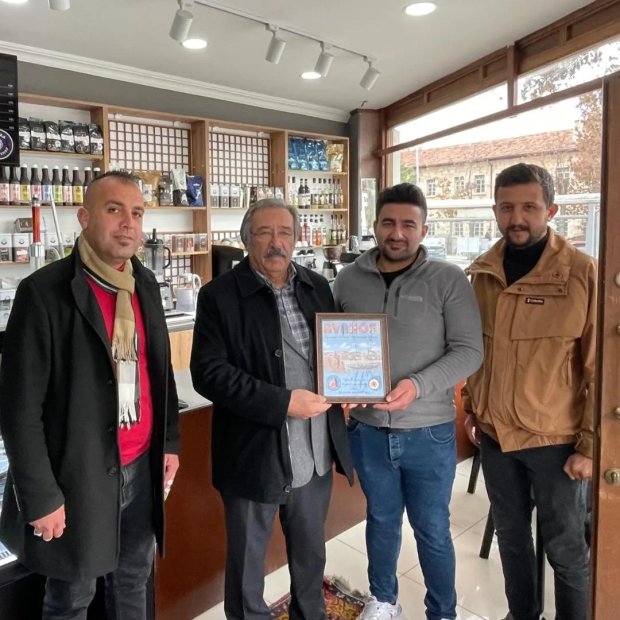 Belediye Başkanımız Mustafa Kenan Sarıtaş, Qupaa Coffee işletmesini ziyaret etti.