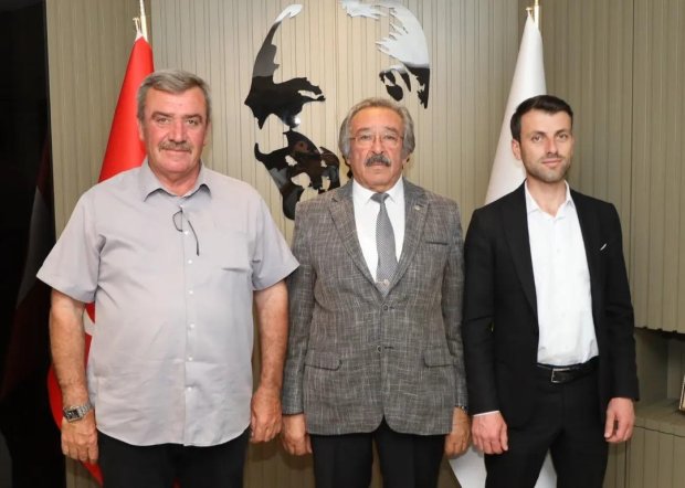 Sulusaray Belediye Başkanı Sn. Fatih Kalkan, Başkanımızı Ziyaret Etti