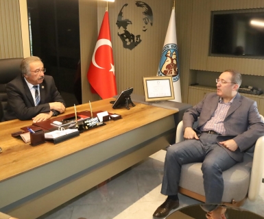 Eski Başkan Dr. Mustafa Körükcü Başkanımız Sn. Mustafa Kenan Sarıtaş’ı Ziyaret Etti.
