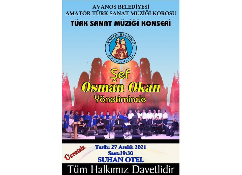 Avanos Belediyesi Amatör Türk Sanat Müziği Korosu Konseri